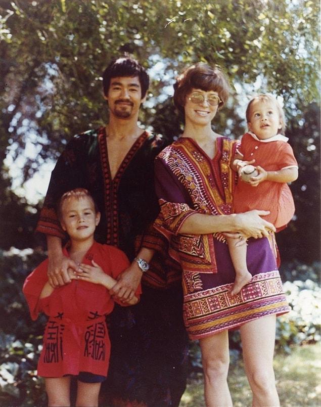 14. Bruce Lee and his family