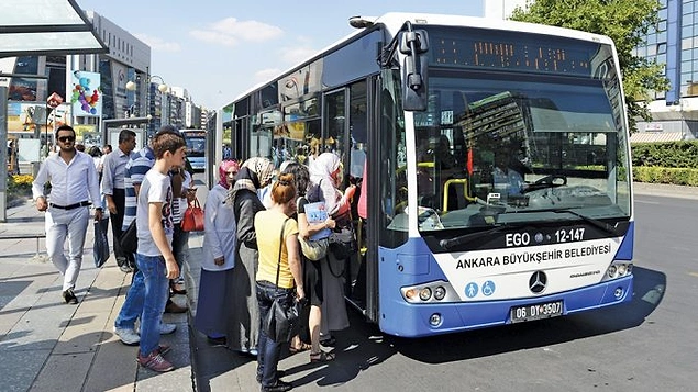 Ankarada kredi kartıyla toplu ulaşım dönemi başlıyor Ankarada kredi kartıyla toplu ulaşım dönemi başlıyor