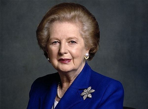 4. На дворянском гербе Маргарет Тэтчер изображён...