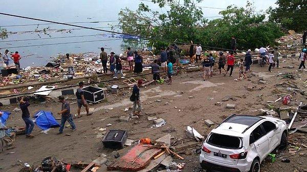 28 Eylül'de Palu Körfezi'nde meydana gelen 7,5 büyüklüğündeki deprem ve ardından oluşan tsunamide, 2 binden fazla kişi yaşamını yitirmişti.