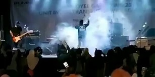 Endonezya'da Meydana Gelen Tsunami'nin Konser Sırasında Kaydedilen Korkunç Görüntüleri