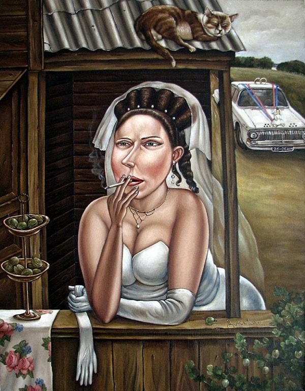 5. "Таких невест полным-полно, и через одну их обуревают мысли под венцом: «А надо ли?!»"