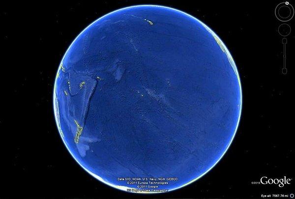 2. Pasifik Okyanusu'nun büyüklüğü ise işte tam bu kadar: