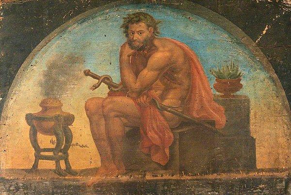 Yunan ve Roma mitolojilerinde müzik, sanat ve güneşin tanrısı olarak bilinen Apollon’un sağlıkla ilişkisi olduğu bilinir. Apollon’un Koronis’ten olan oğlu Asklepios ise tıbbın ve sağlığın tanrısıdır.