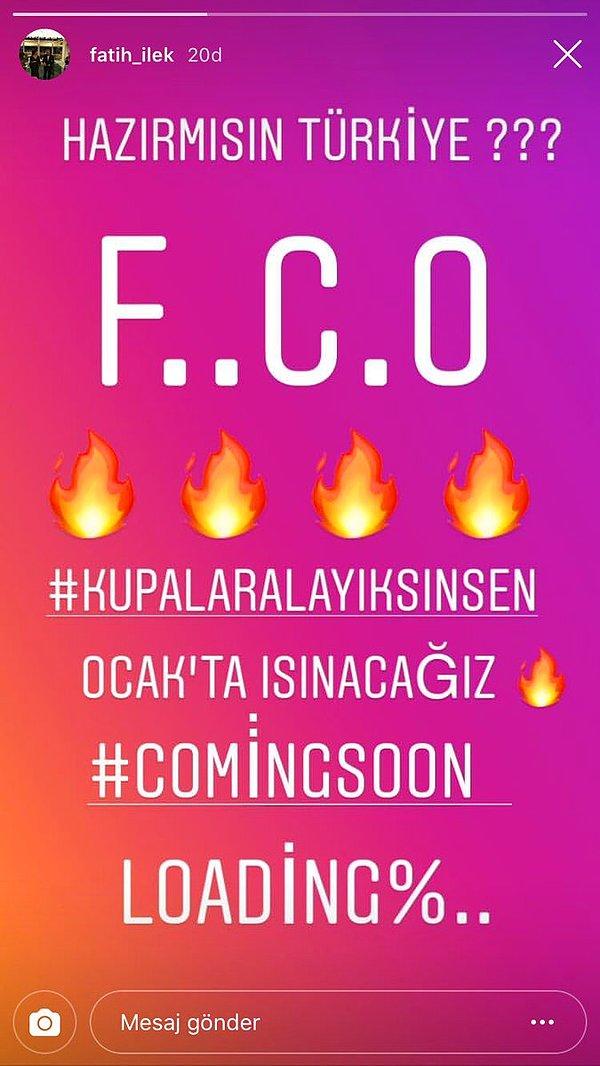Falcao'nun Türkiye temsilcisi olduğu iddia edilen Fatih İlek'in Instagram hikayesi taraftarları heyecanlandırdı.