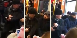Metroda Telefon Yüzünden Tartışan Amcalar