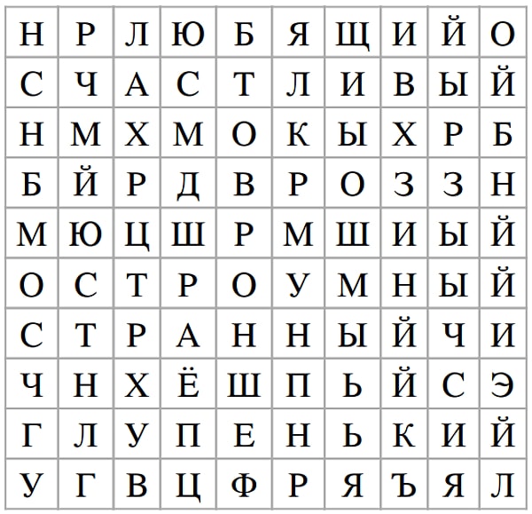 8. Ну, что увидели уголком глаза?