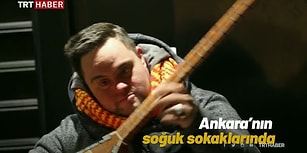 Annesine Bakabilmek İçin Ankara Sokaklarında Müzik Yapan Down Sendromlu Yılmaz ile Tanışın!