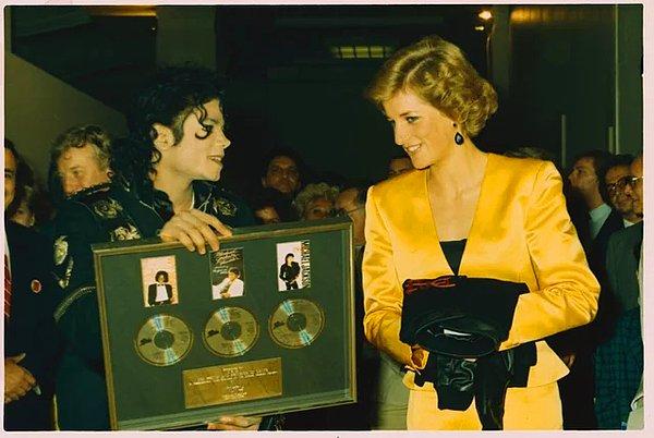 16. Michael Jackson ve Prenses Diana, 1988.