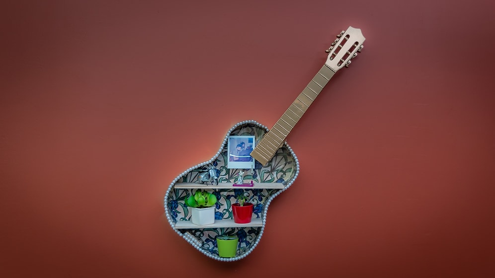 Eski Gitardan Duvar Aksesuarı Yapmak #güzelfikir