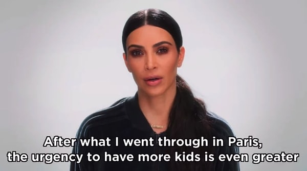 После ограбления в Париже Ким решилась на суррогатное материнство.