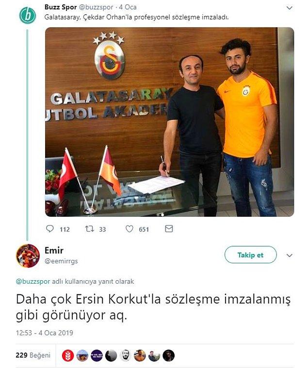17. Ersin Korkut Galatasaray'da.