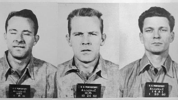 11. Alcatraz'daki son kaçış, Frank Morris ve Clarance ve John Anglin kardeşler tarafından denendi.