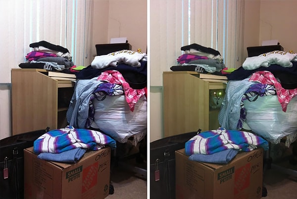 19. Без и со вспышкой.