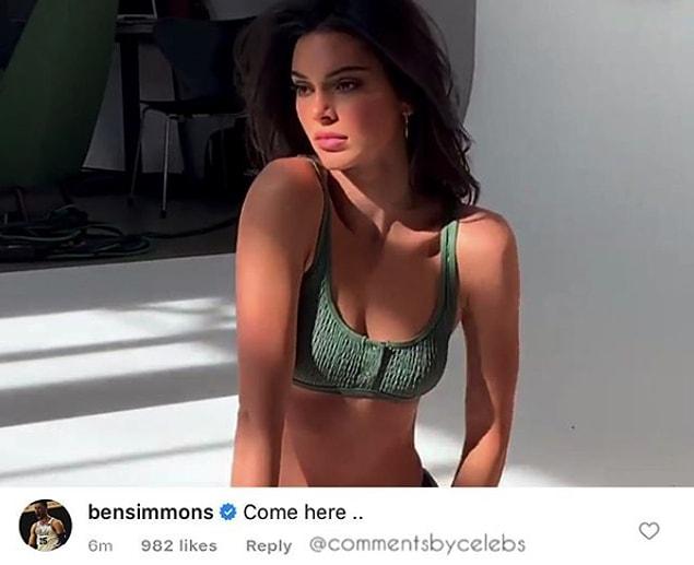 Ben Simmons couldn't help but make a cheeky comment.