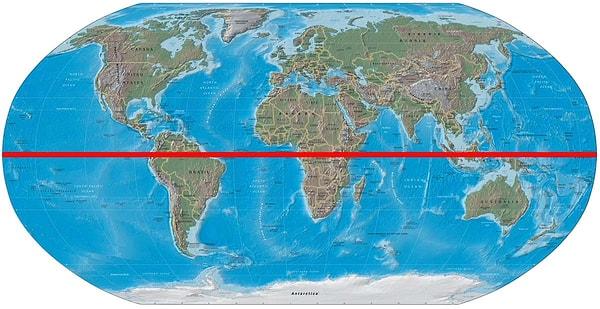 6. Yer küresinin kutuplarının tam ortasından geçtiği farz edilen ve sıfır derece enlem çizgisi olarak da kabul edilen çemberin adı nedir?