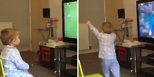Tuttuğu Takım Gol Atınca Aşırı Güzel Sevinen Ufaklık