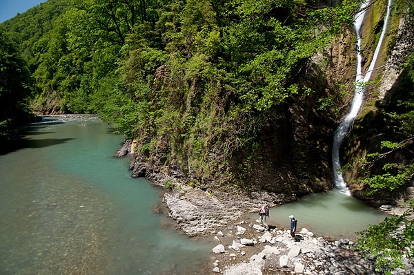 55. Ореховский водопад, Сочи