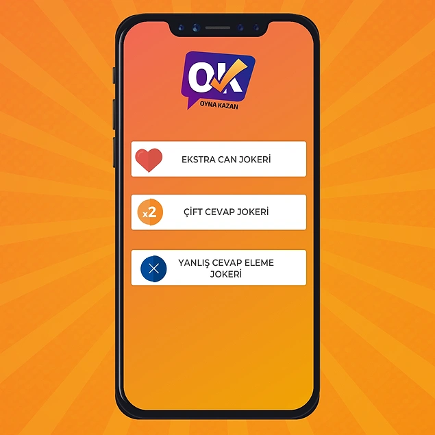 Bir büyüğünüze danışmak haricinde, bizim size verdiğimiz toplam 3 farklı joker hakkınız var: