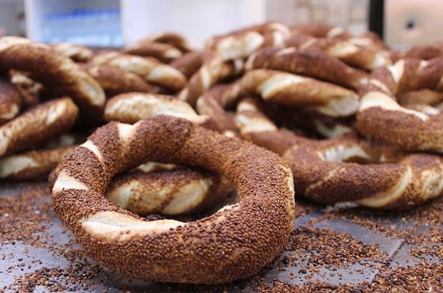 Yaklaşık 5 adet simit
