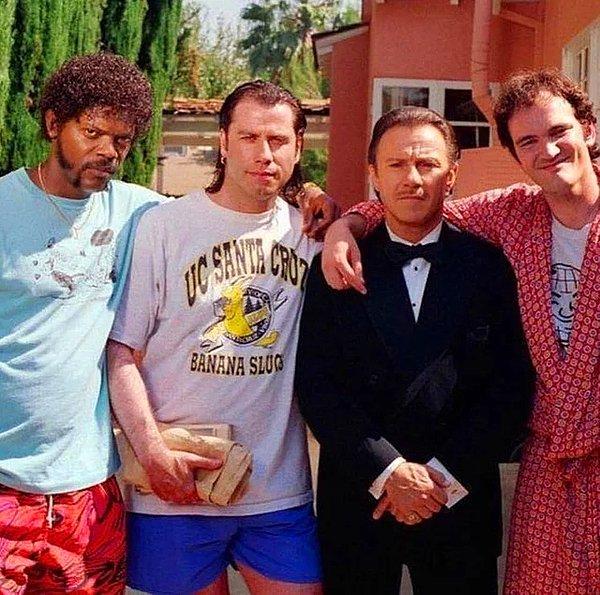 24. Samuel L. Jackson, John Travolta, Harvey Keitel ve Quentin Tarantino, 1994.
