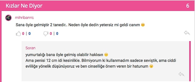 Hanımların yanıtlarına geçelim...