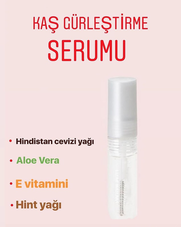 15. Kaşlarınız seyrekse ve gürleşmesini istiyorsanız: İşte size kaşlarınızın çoğalmasına yardımcı olacak harika bir serum tarifi!