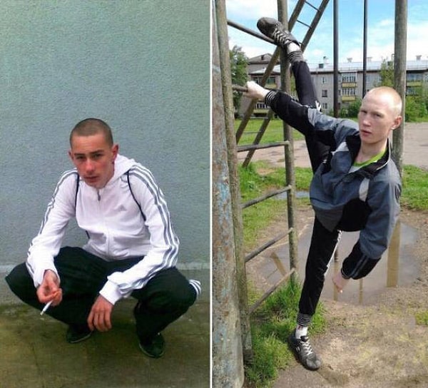 1. Умру за брата, убью за девушку... (на фоне играет русский рэп)