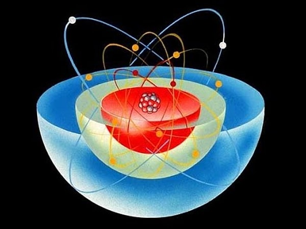 10) Ядро атома образуется из следующих элементарных частиц: