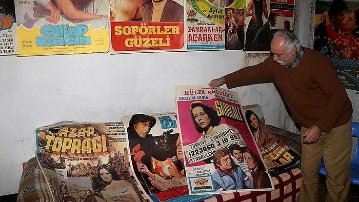 Yeşilçam'ı Afişleriyle Yaşatıyor: 13 Yaşındayken İzlediği Bir Filmden Etkilendi, 45 Senede 372 Afiş Biriktirdi