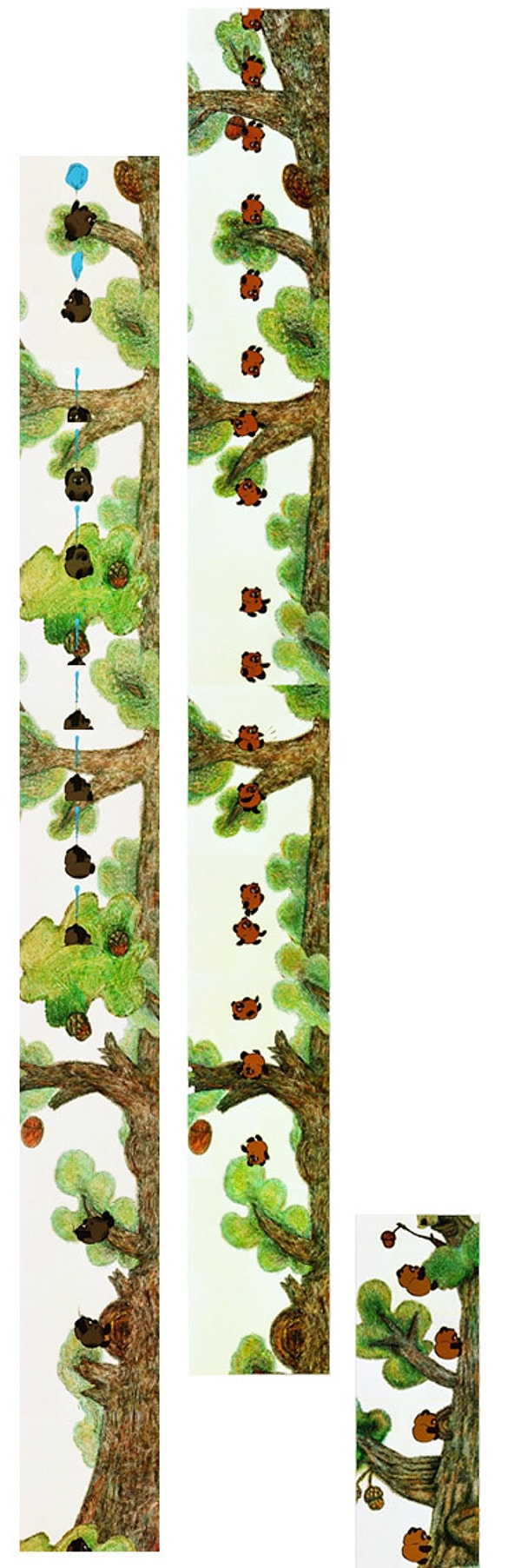 3. Оказывается, дуб в "Винни-Пухе" вверх намного короче, чем вниз 🧐