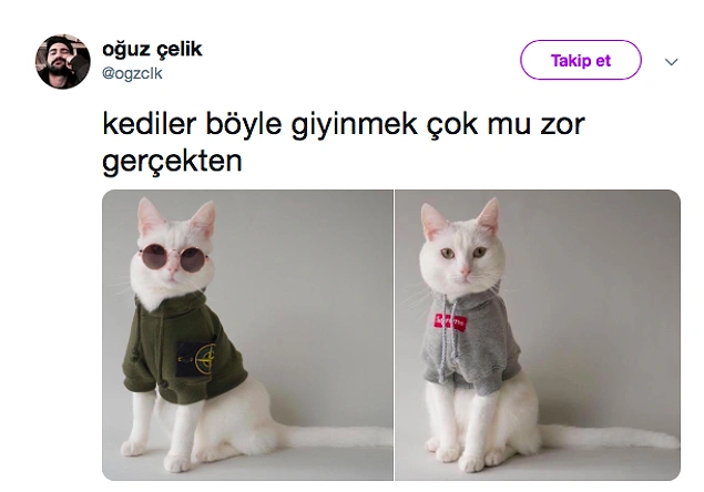 Birkaç tane de tweet ekleyelim. :)