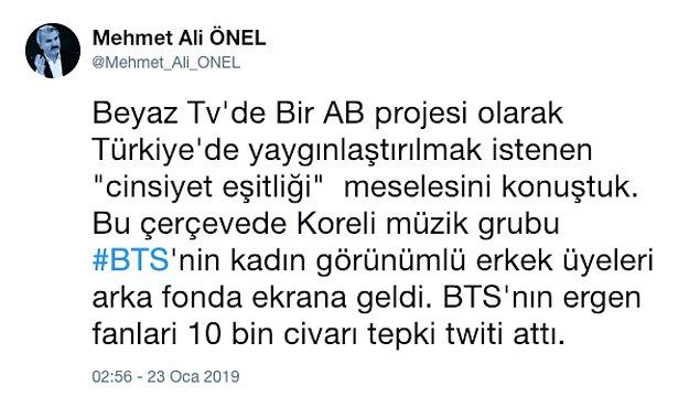 Tartışmalar programdan sonra Twitter'a da taşındı, Mehmet Ali Önel'in attığı bu tweetlerin ardından #bilistedim hashtagine yorum yağdı. Önce Mehmet Ali Önel'in tweetlerine bir bakalım: