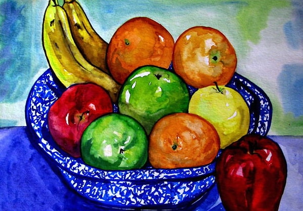 5. Кликните на изображение фруктов: