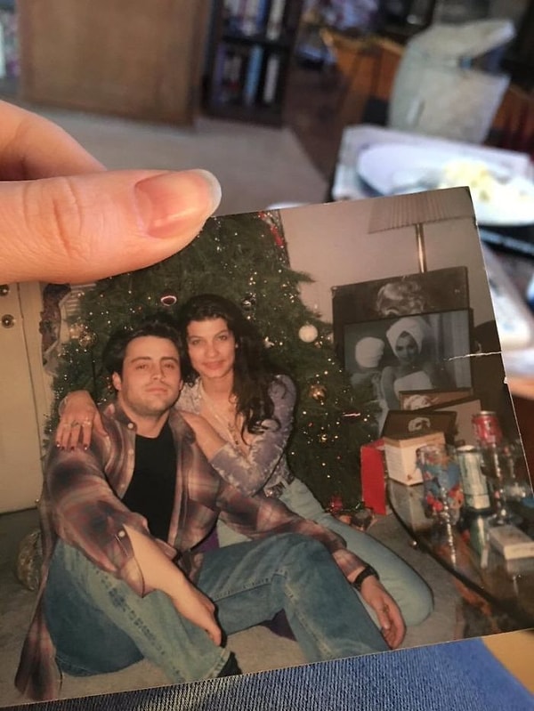 1. "Моя мама встречалась с Мэттью Лебланом и наконец-то нашла их совместное фото".