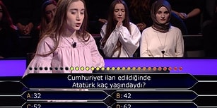 'Cumhuriyet İlan Edildiğinde Atatürk Kaç Yaşındaydı?' Sorusu İçin 2 Joker Kullanan Kim Milyoner Olmak İster Yarışmacısı
