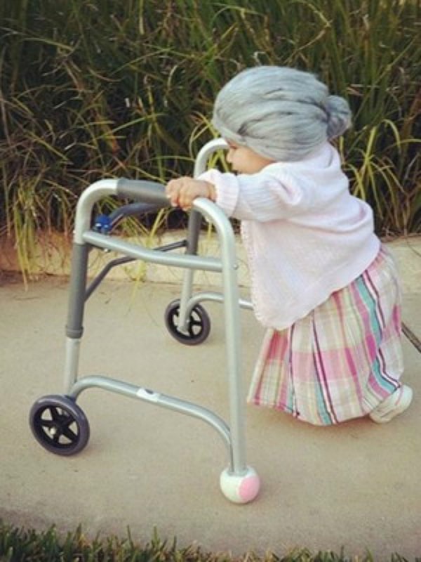 10. Девочка-старушка