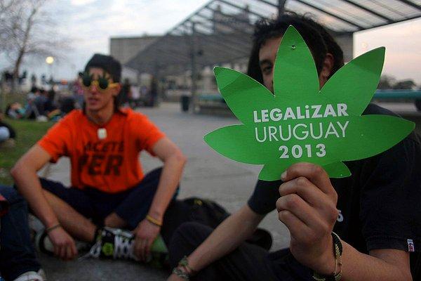 Uruguay 2013'te keyif amaçlı esrar kullanımını yasallaştıran dünyanın ilk ülkesi olmuştu.
