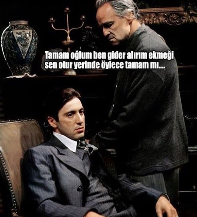 14. Bak bize vicdan yaptırmayın, tamam tamam durun biz gideriz! :)