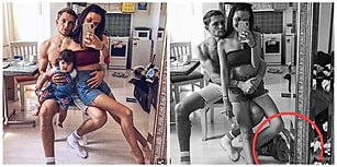 Gülmeden Edemiyoruz! Yeni Yürümeye Başlayan Çocukları Yerde Yuvarlanırken Aynada Seksi Fotoğraflar Çekmeye Çalışan Çift