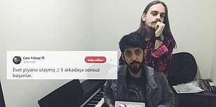 Cem Yılmaz Öğrencilerin Piyano İsteğini Geri Çevirmedi: 'Üç Arkadaşa Sonsuz Başarılar'