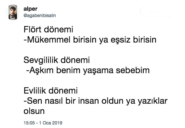 6. Herkes böyle değil ama neyse...