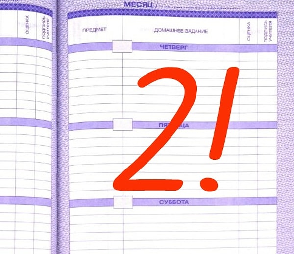 Садитесь, два! Кажется, вам не помешало бы вернуться в школу.