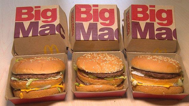 5. "McDonald's'ın Big Mac burgerinin midemizi her şeyden çok fazla miktarda doldurduğu ve bu yüzden midemizin hiçbir şey yemediğimizi düşündüğü, bu yüzden de kısa süre sonra tekrar acıkıyor olduğumuz.."
