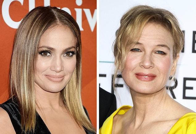 20. Jennifer Lopez and Renée Zellweger — 49 years old