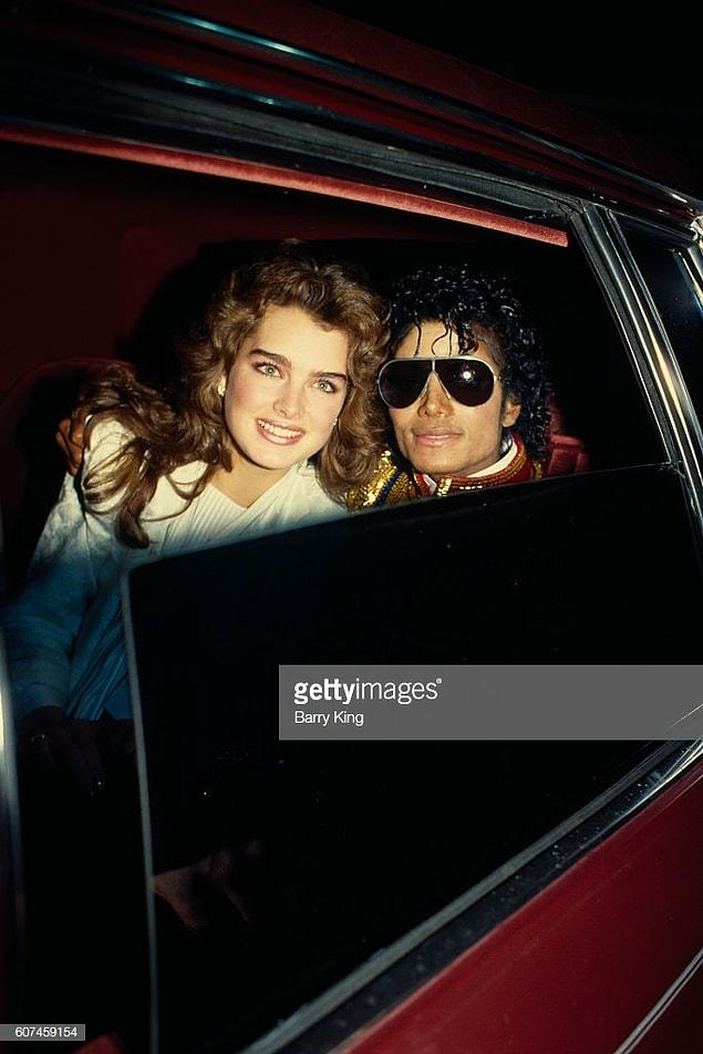 9. Michael Jackson and Brooke Shields attending the American Music Awards in 1987