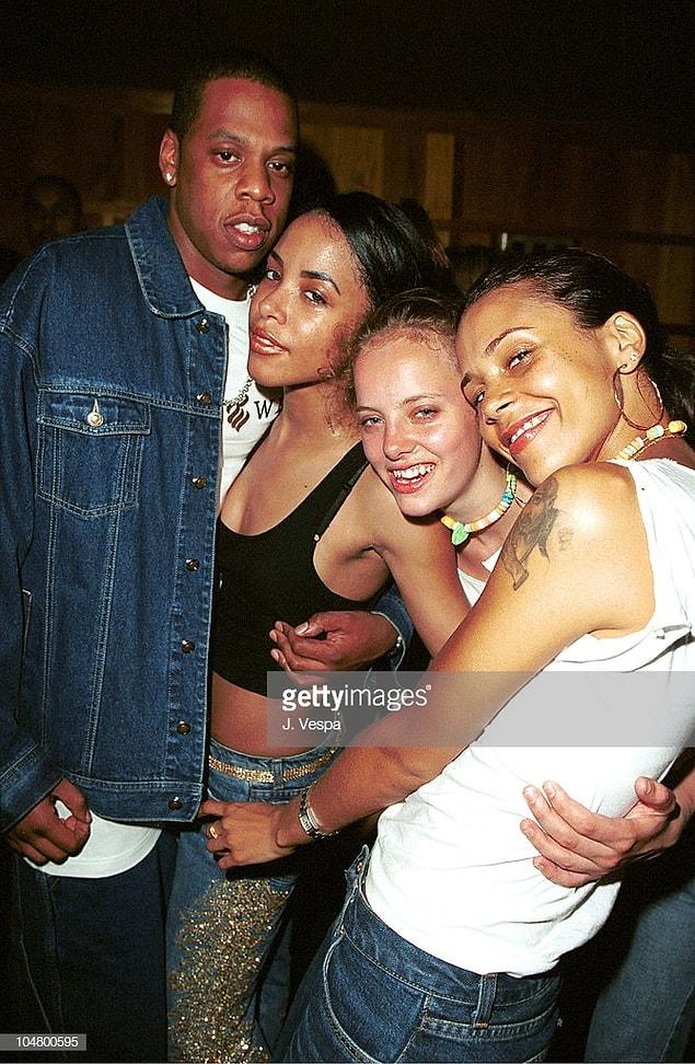 12. Jay-Z and Aaliyah at Tommy Hilfiger’s party in 2000