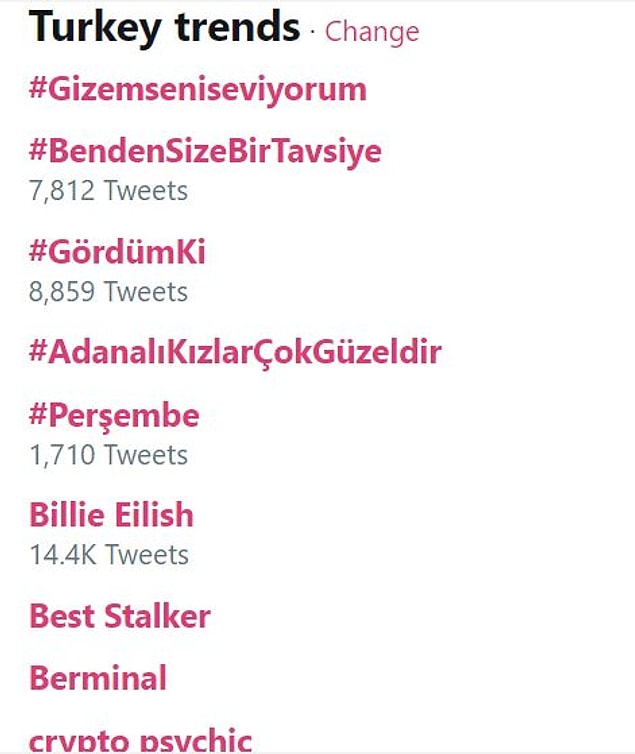Dün akşam saatlerinde Twitter gündeminin zirvesi oldukça ilgi çekiciydi.