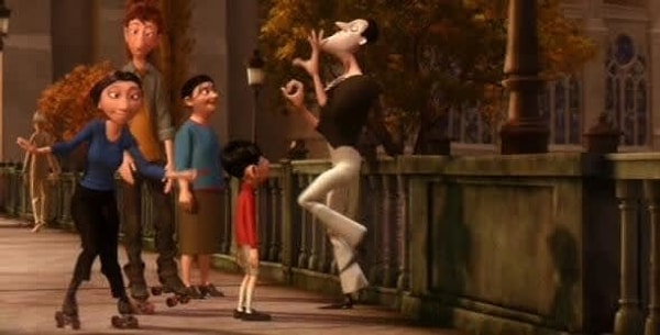 10. А на заднем плане в одной сцен можно увидеть и Бомба Вояжа из той же самой «Суперсемейки».