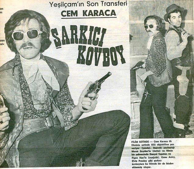1970 yılında başrolleri Murat Soydan ile paylaştığı yönetmen Yücel Uçanoğlu'nun çektiği yerli kovboy filmi "Kralların Öfkesi"nde oynadı.